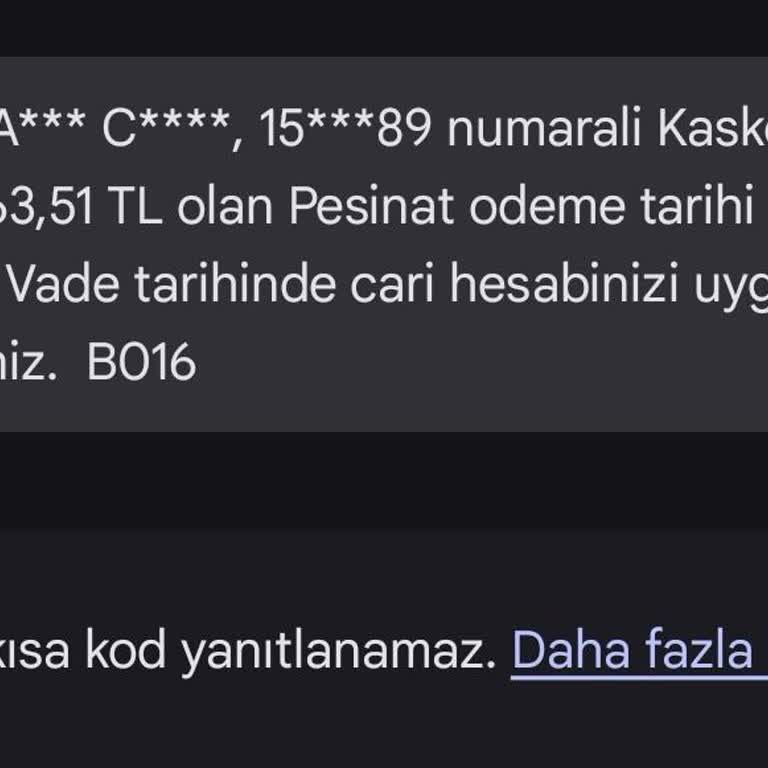 Vakıf Katılım Bankası Taşıt Finansmanı Ve İkili Kasko Poliçesi Sorunu