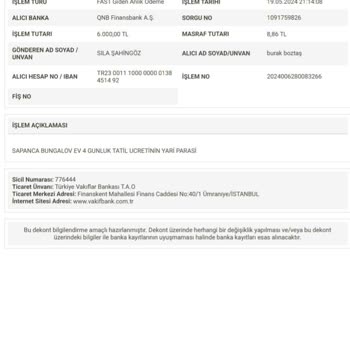 Sakarya Bungalov Evleri Tatil Rezervasyonu Hüsranı: Ön Ödeme Sonrası Mağduriyet