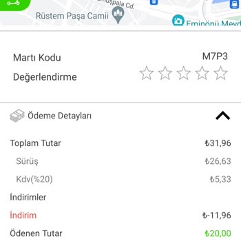 Martı Scooter Bozuk Ve Haksızlık Yaptı