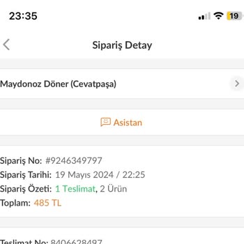 Trendyol Yemek Haksız Yere Yemek İptali Ve Ücret İadesinin Yapılmaması