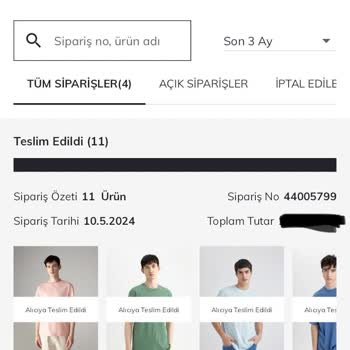 DeFacto Ürünlerinin Renk Atması