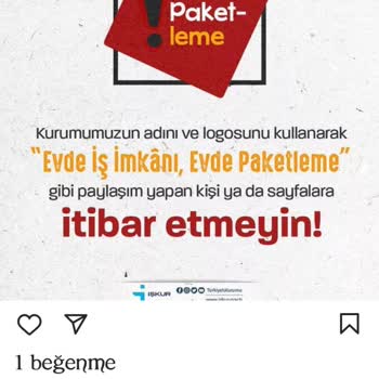 Evde Paketleme İşi İçin WhatsApp Üzerinden Kayıt Oluşturuldu.