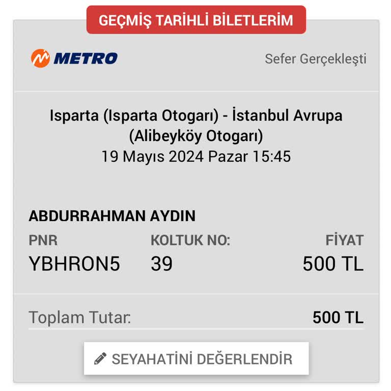 Obilet Otobüs Seferindeki Gecikme Ve Süre Uzaması Sorunu