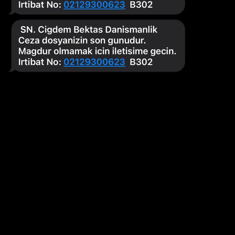 ERESTA (SMS) Erestadanıs Mesajı Şikayeti
