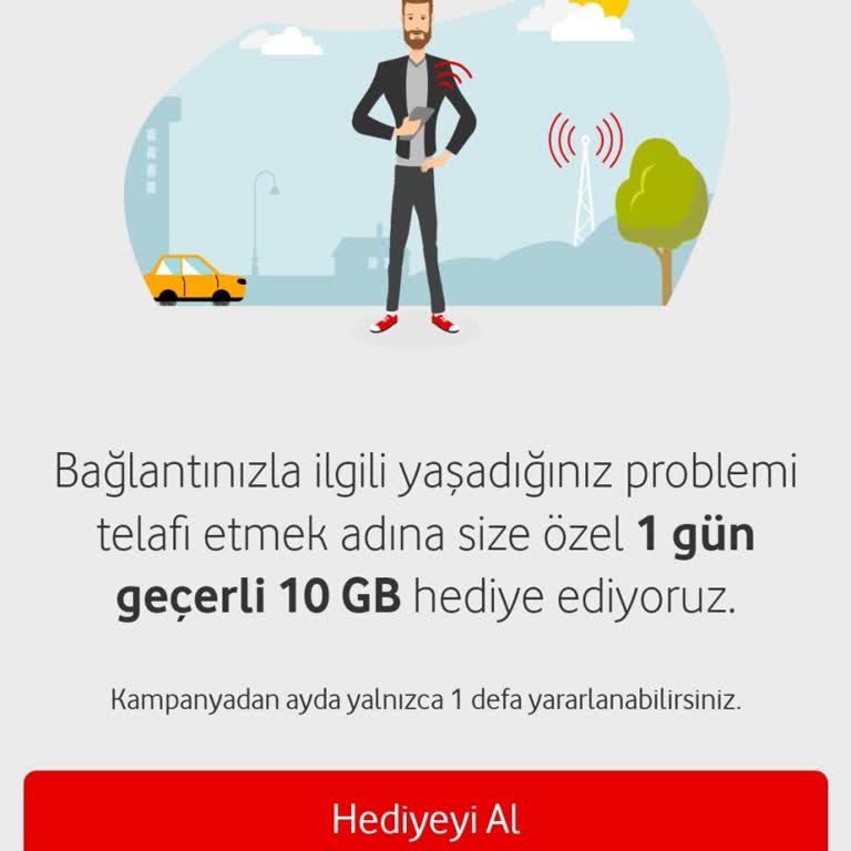 Vodafone Hediye Hattıma Gelmedi
