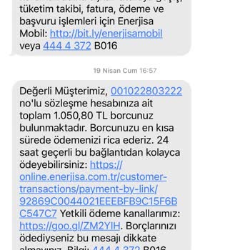 Enerjisa Toroslar Elektrik Perakende Haksız Fatura Ücreti