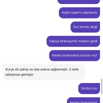 Getir Siparişim Gelmedi. Restoran Haksızca Savunuldu İade Yapılmadı