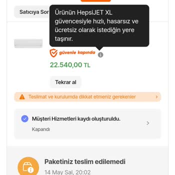 hepsiJET XL Güvensizliği
