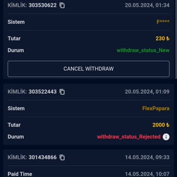 Vaycasino Paraya Çöküyor Kazandığım Bakiyeyi Siliyor