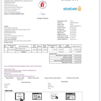 ebebek E-bebekten Aldığım Hizmetten Şikayetçiyim