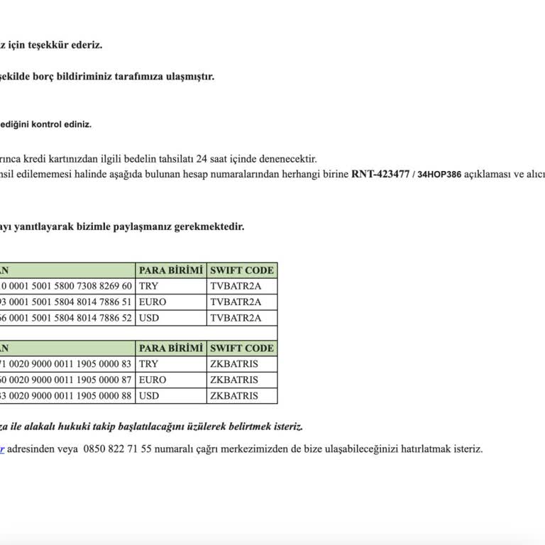 Greenmotion Car Rental İade Edilen Araçta Sonradan İddia Edilen Hasar