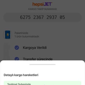 Hepsiburada Ve Hepsijet Hk Şikayet 😠