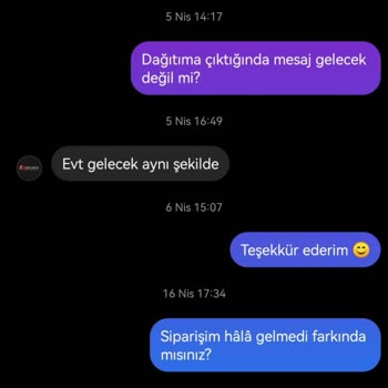 Dekorevimob 2 Ay Olacak Hâlâ Ürünüm Teslim Edilmedi Ücret İadesi İstiyorum