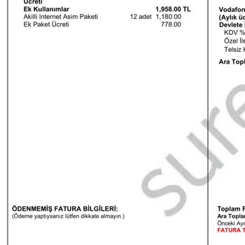 Vodafone Gece İnternet Hakkımı Bitiriyor