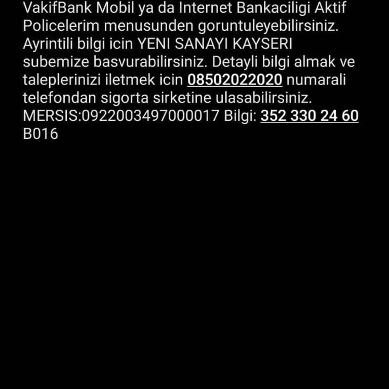 VakıfBank Sarı Panjur Konut Sigortası