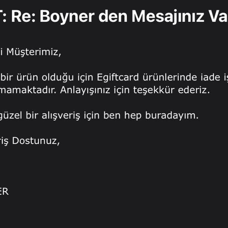 Boyner - E-Gift Card