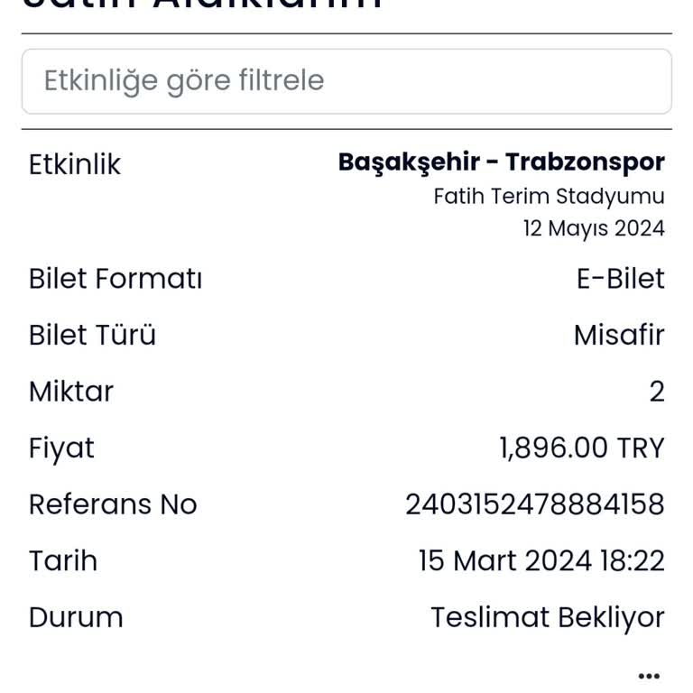 Banabilet.com Ücret İademi İstiyorum