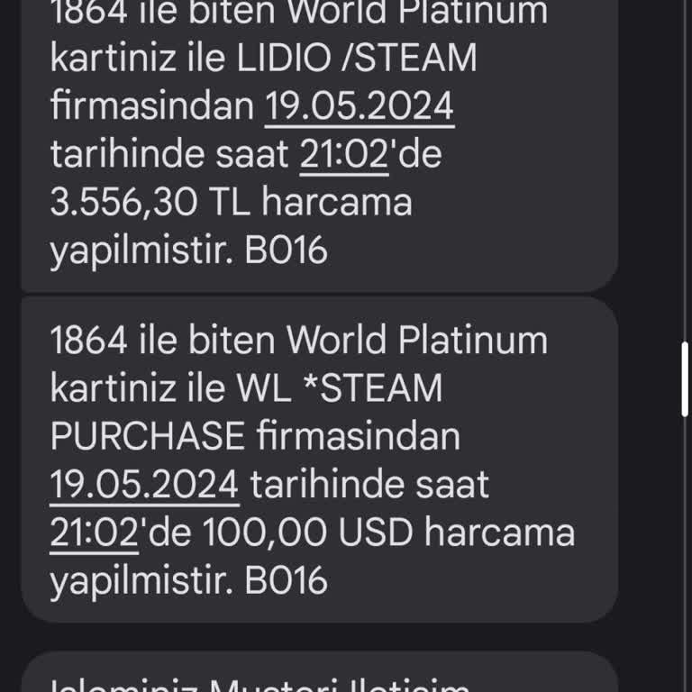 Yapı Kredi Bankasının Kredi Kartından Onaysız Para Çekimi