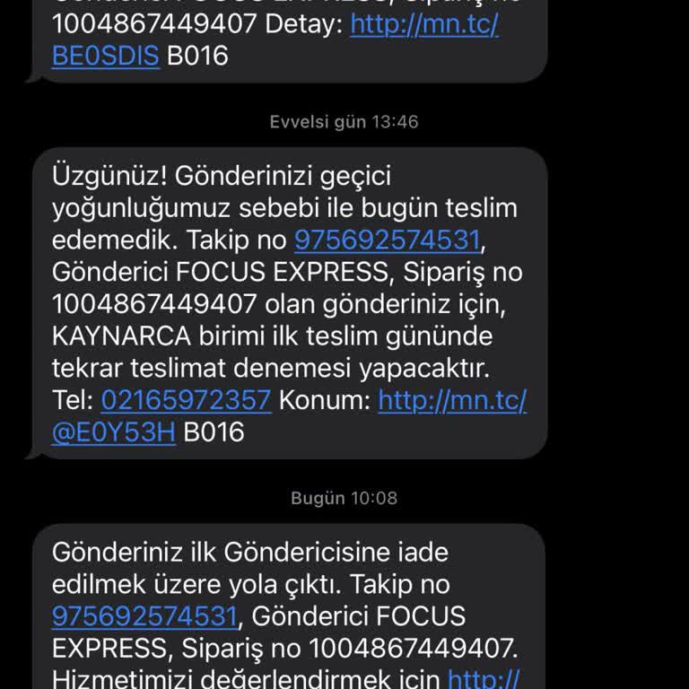 MNG Kargo Kaynarca Şubesi Teslim Sorunu