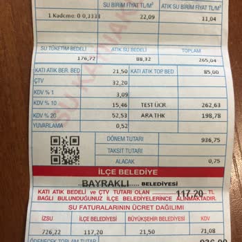 İZSU Haksız Test Ve Ara Tahakkuk Ücreti