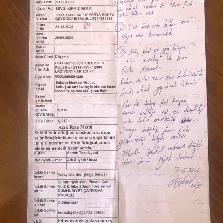 Enza Home Piyalepaşa Ayıplı Mal