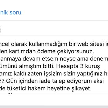 CV Maker İzinsiz Onaysız Kartımdan Para Çekti