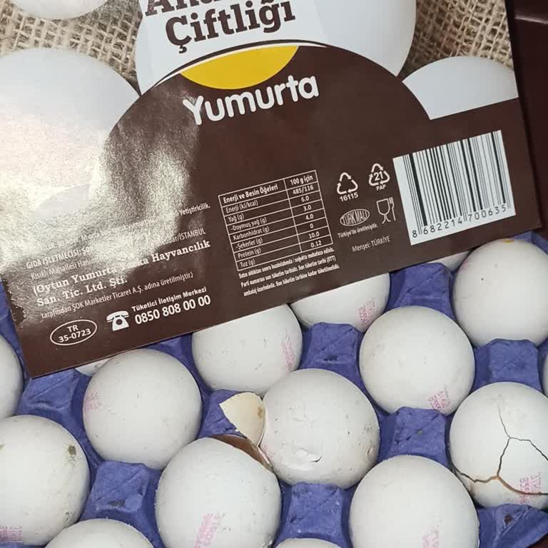 Anadolu Çiftliği A101 Den Aldığım Yumurta Bozuk Çıktı