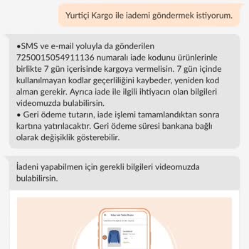 Trendyol Yanlış Gönderilen İadeyi Aldırmıyor.
