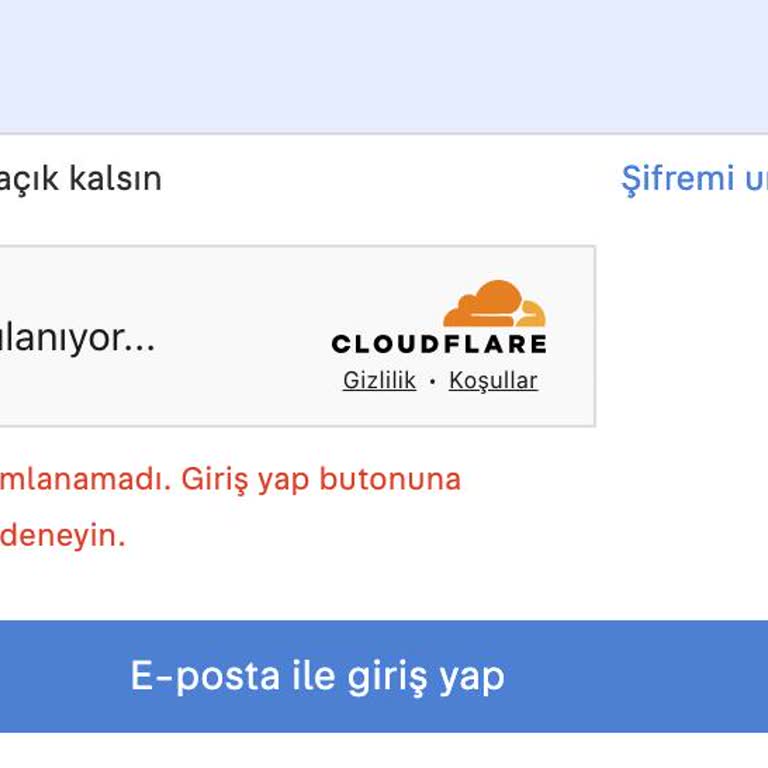 Sahibinden.com Cloudflare Doğrulama Sorunu