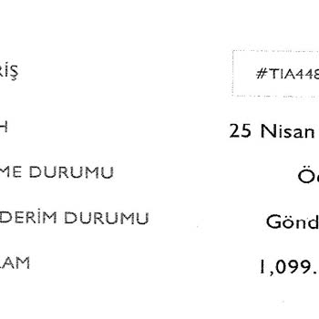 Tiamob Aldığım Dolabı Göndermedi Ve Hiçbir Şekilde Ulaşılamıyor.