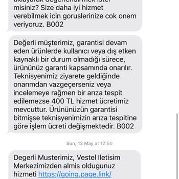 1 Aydır Buzdolabı Sorununu Çözmeyen Vestel Servisi