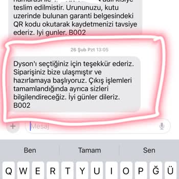 Dyson'un İlgisizliği Nedeniyle Yaşadığımız Mağduriyet