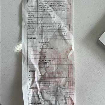 Tıkla Gelsin Fatura Fiş Getirmiyor, İlgilenen Yok.
