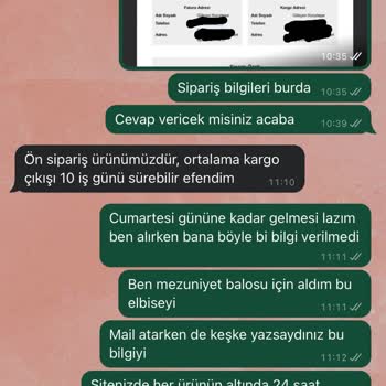 Abiye Merkezi Ön Sipariş Sürecinde Bilgi Eksikliği!