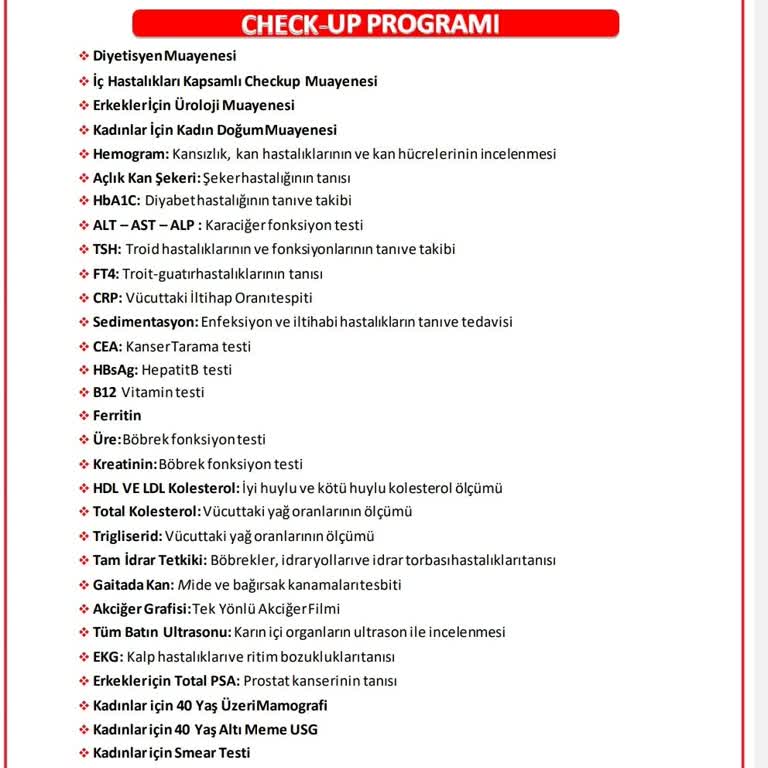 Özel Ortadoğu Hastanesi (Ankara) Check-Up Hizmetinde Beklentiler Karşılanmadı