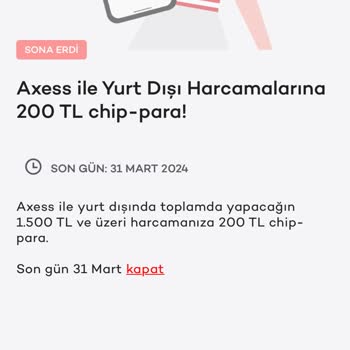 Akbank Kampanyaya Ait Chip Para Yatmadı!