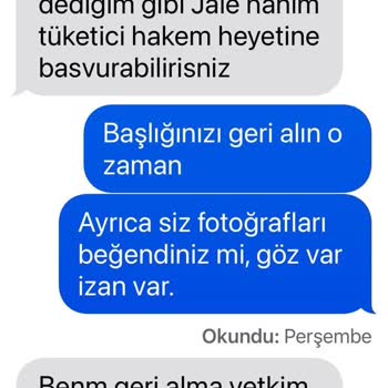 Bambi Yatak Yanlış Gönderdiği Ürünü Geri Almıyor