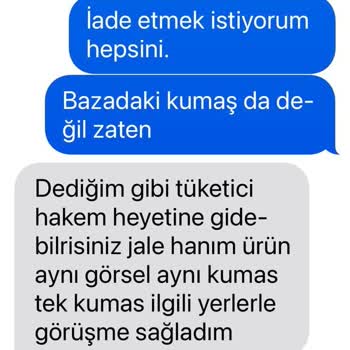 Bambi Yatak Yanlış Gönderdiği Ürünü Geri Almıyor