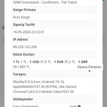 Onurgroup.net E Ulaşamıyorum. Kargolamıyor, İptal Onayı Vermiyor.