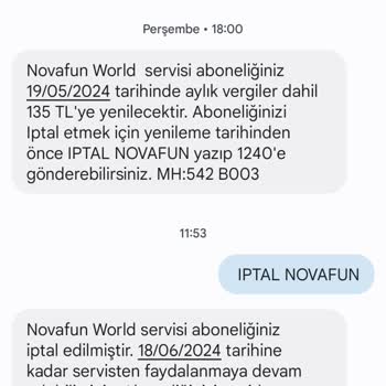 Vodafone Faturaya Ek Ücretlendirme