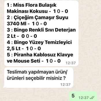 A101 Kapıda Eksik Ürün Gönderdi