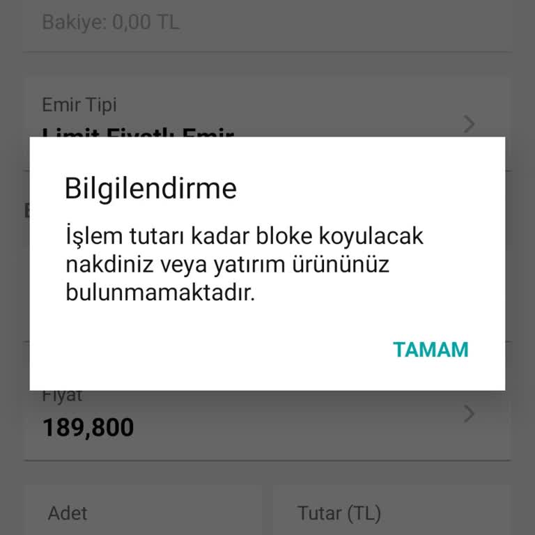 Tüpraş Hissemi Bloke Yüzünden Satamıyorum