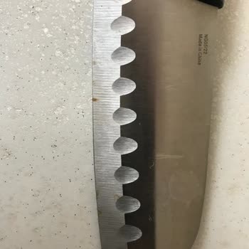 Tefal Ng 22/05 Santoku Bıçağındaki 3. Kullanım Sonrası Oluşan Paslanma