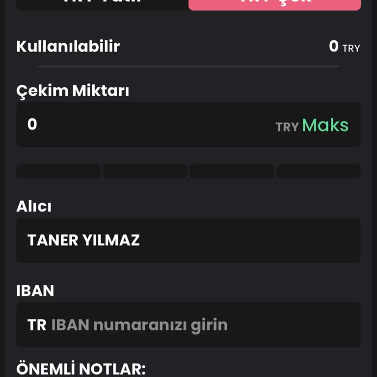 Bitay Para Çekme Sorunu
