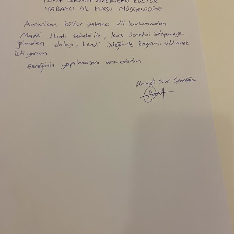 Amerikan Kültür Yabancı Dil Kursları Kurs İptali Ve İcra Sürecinde Yaşanan Mağduriyet