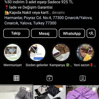 Esarpevin (Instagram) Şikayet Var