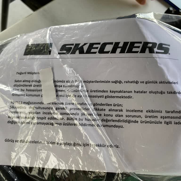 Skechers Hatalı Üretimi Kabul Etmiyor!