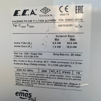 ECA 1,5 Yıldır Şofben İçin Çözüm Üretmedi