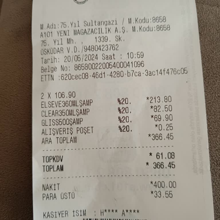 A101 Yanlış Etiketle Satış