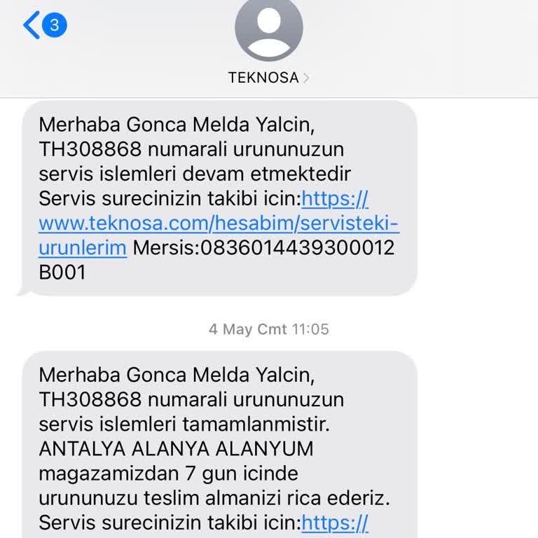 Alanya Alanyum Teknosa Müşteriyi Aldatıyor Güvenilmez